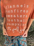 FALL LIST TEE {{PREORDER}}