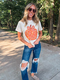 FLORAL PUMPKIN TEE {{PREORDER}}
