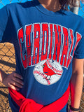 CARDINALS OVERSIZED FONT TEE {{PREORDER}}
