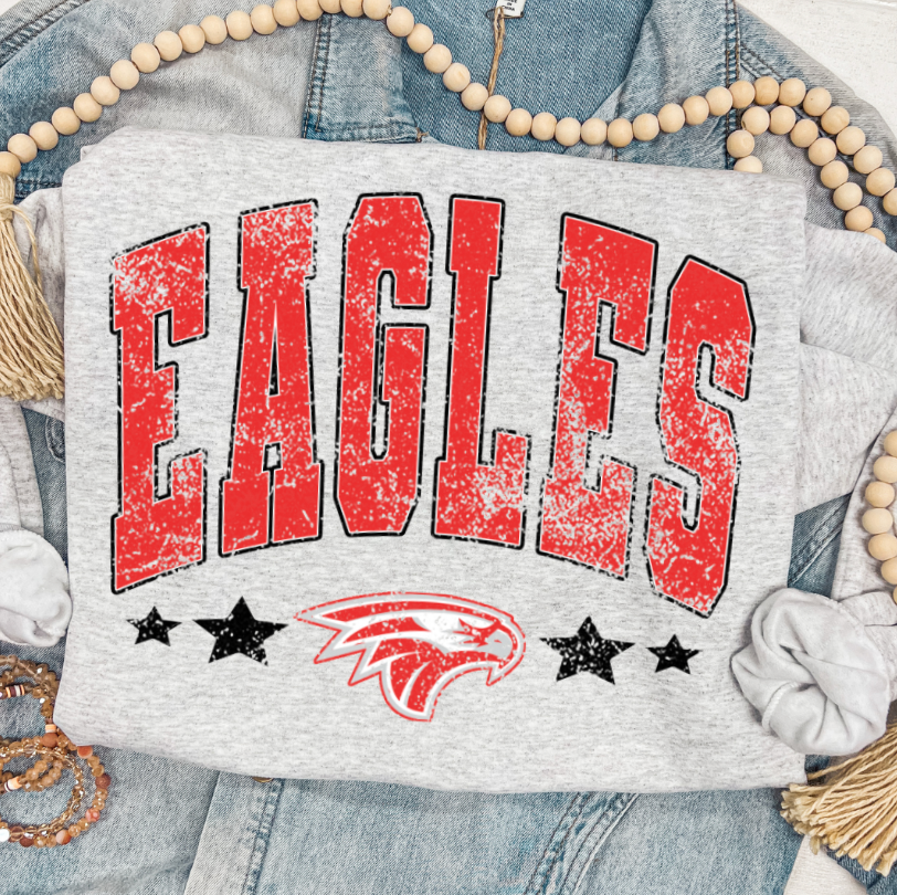 EAGLES STARS SWEATSHIRT {{PREORDER}} – Heart of Dixie Boutique