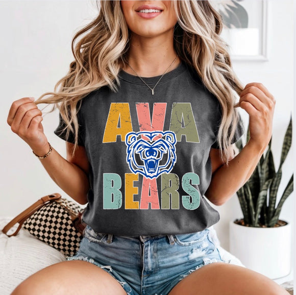 AVA BEARS COLORFUL TEE {{PREORDER}}