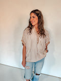 LATTE STRIPES TOP