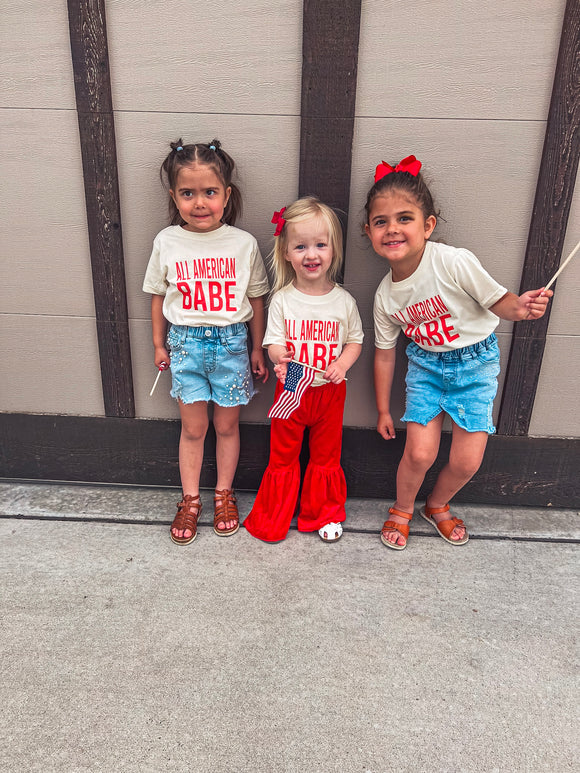KIDS ALL AMERICAN BABE TEE {{PREORDER}}