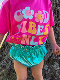 KIDS GOOD VIBES ONLY TEE {{PREORDER}}