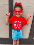 KIDS BOWS AND POPSICLES TEE {{PREORDER}}