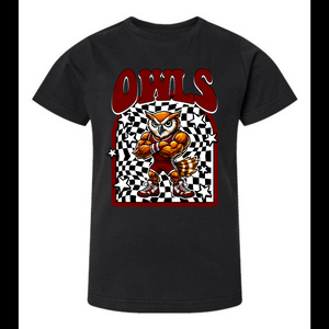 SPOKANE OWLS MUSCLE TEE-BLACK