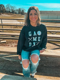 BLACK GAMEDAY BASEBALL SWEATSHIRT {{PREORDER}}