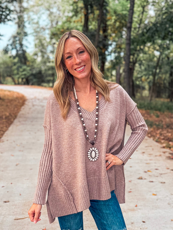 Mocha Tunic Sweater