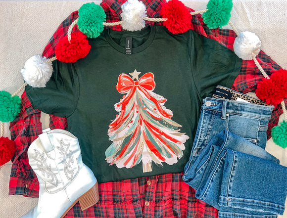 BRIGHT CHRISTMAS TREE TEE (FORREST)