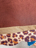 Brown Leopard Detail Top
