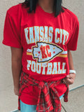 KANSAS CITY FOOTBALL BLOCK TEE {{PREORDER}}