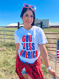 GOD BLESS AMERICA TEE {{ PREORDER }}