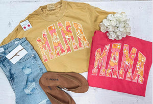 SPRING FLORAL MAMA TEE {{ PREORDER }}