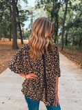 Animal Print Flowy Top