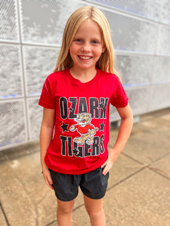 TIGERS NEW STARS TEE-RED