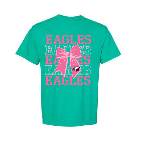 JOPLIN EAGLES STACKED BOW TEE {{PREORDER}}