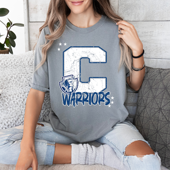 COTTER WARRIORS SCRIPT TEE {{PREORDER}}