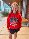 TIGERS STARS SWEATSHIRT-RED