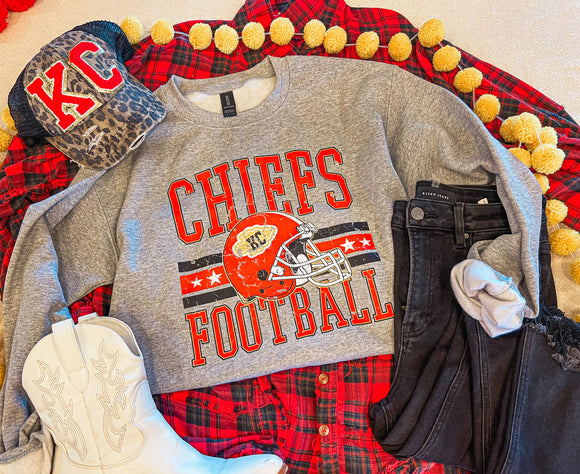 CHIEFS FOOTBALL VARSITY SWEATSHIRT {{PREORDER}}