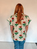 CREAM FLORAL TOP