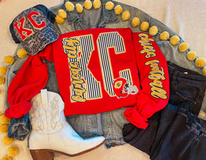 KC STRIPES SLEEVES SWEATSHIRT {{PREORDER}}