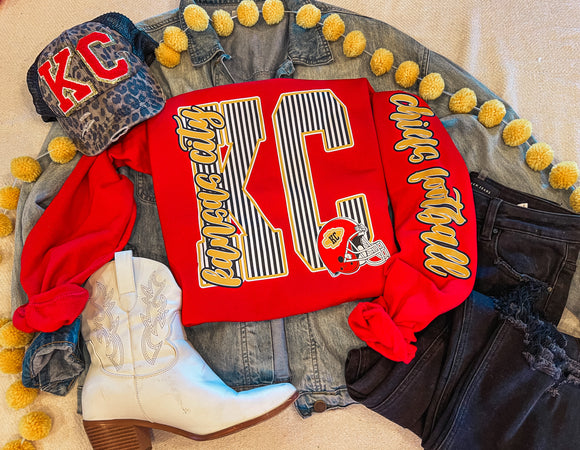 KC STRIPES SLEEVES SWEATSHIRT {{PREORDER}}