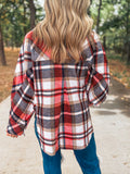 Rust Plaid Shacket