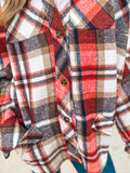 Rust Plaid Shacket