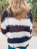 Black and White Stripes Sweater