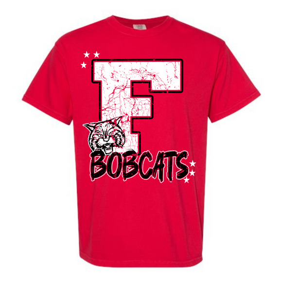 FLIPPIN BOBCATS SCRIPT TEE {{PREORDER}}
