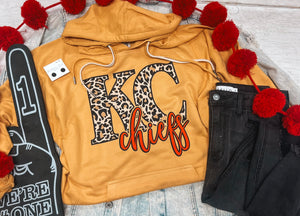KC CHIEFS LEOPARD HOODIE {{PREORDER}}