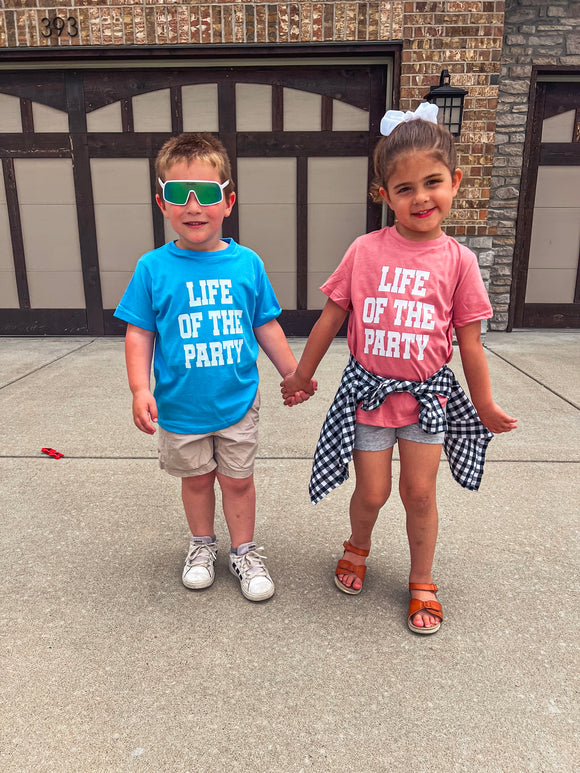 KIDS LIFE OF THE PARTY TEE {{PREORDER}}