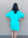 MINT MICROFIBER SHORTS SET