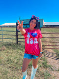 I LOVE THE USA TIE DYE TEE {{ PREORDER }}