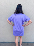 LAVENDER MICROFIBER SHORTS SET