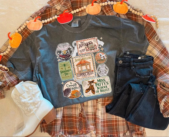 STARS HOLLOW STAMPS TEE (PEPPER)