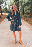 Pine Tree Corduroy Dress
