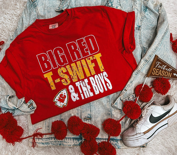 BIG RED T-SWIFT AND THE BOYS {{PREORDER}}