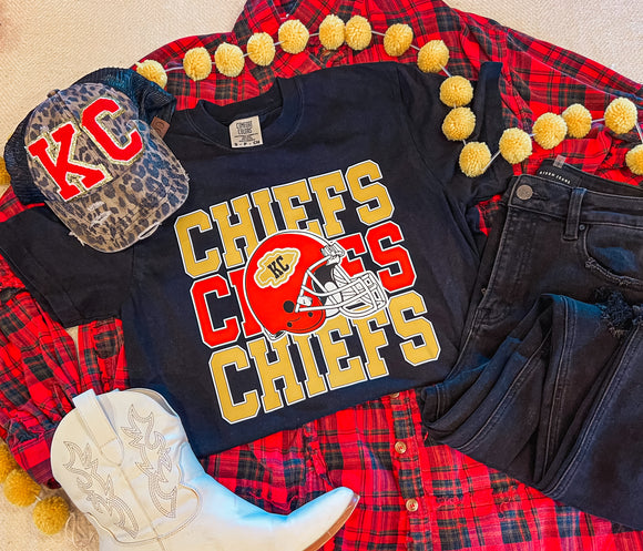 CHIEFS VARSITY STACKED TEE {{PREORDER}}