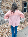 SOFT PINK FLORAL DETAIL TOP