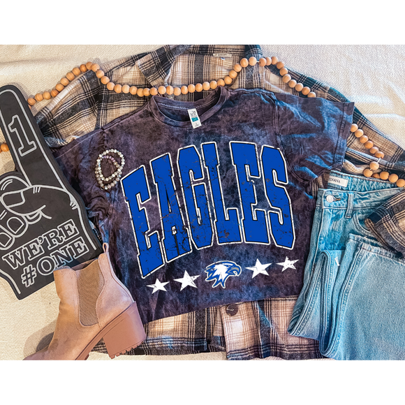 BRADLEYVILLE EAGLES ACID WASH TEE {{PREORDER}}