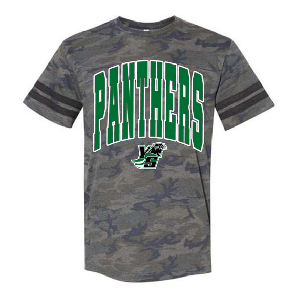 YELLVILLE PANTHRS CAMO TEE {{PREORDER}}