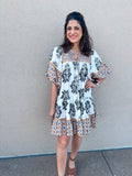 BOHO FLORAL DRESS