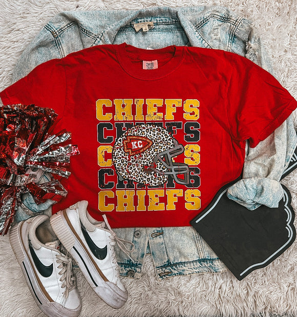 CHIEFS STACKED TEE {{PREORDER}}