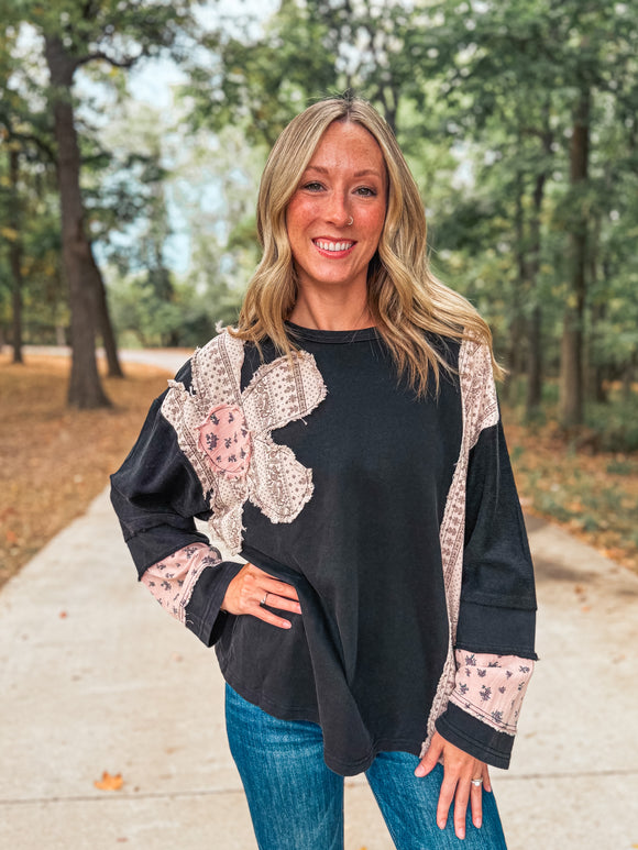 Ash Flower Detail Top