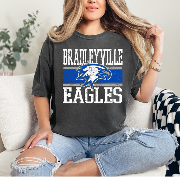 BRADLEYVILLE EAGLES TRENDY BLOCK TEE {{PREORDER}}