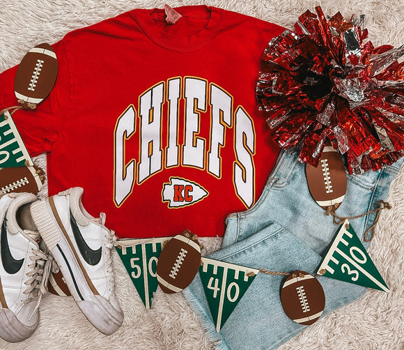 CHIEFS LARGE FONT TEE {{PREORDER}}