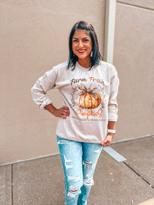 FARM FRESH PUMPKINS SWEATSHIRT {{PREORDER}}