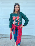 SANTA BOW SWEATSHIRT (FORREST)