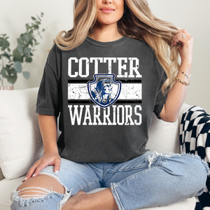 COTTER WARRIORS TRENDY BLOCK TEE {{PREORDER}}